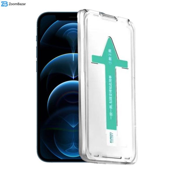 محافظ صفحه نمایش اپیکوی مدل Xundd Axe Easy install مناسب برای گوشی موبایل اپل iPhone 12 Pro/12