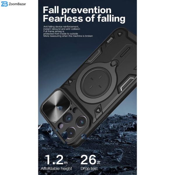 کاور اپیکوی مدل CameraFort-Magnetic مناسب برای گوشی موبایل اپل iPhone 15 Pro