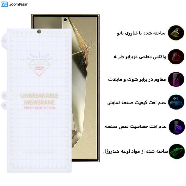 محافظ صفحه نمایش بوف مدل Hydrogel مناسب برای گوشی موبایل سامسونگ Galaxy S24 Ultra / S23 Ultra / S22 Ultra