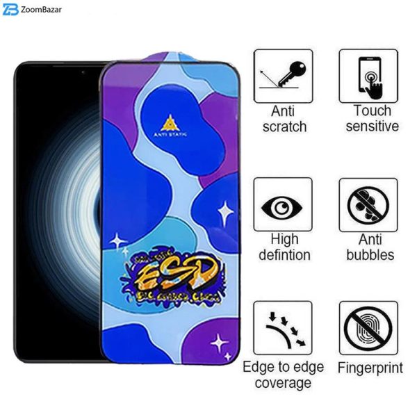 محافظ صفحه نمایش اپیکوی مدل Star ESD مناسب برای گوشی موبایل شیائومی Redmi K50 Ultra/Redmi K50 Gaming/Redmi K50 Pro/Redmi K50