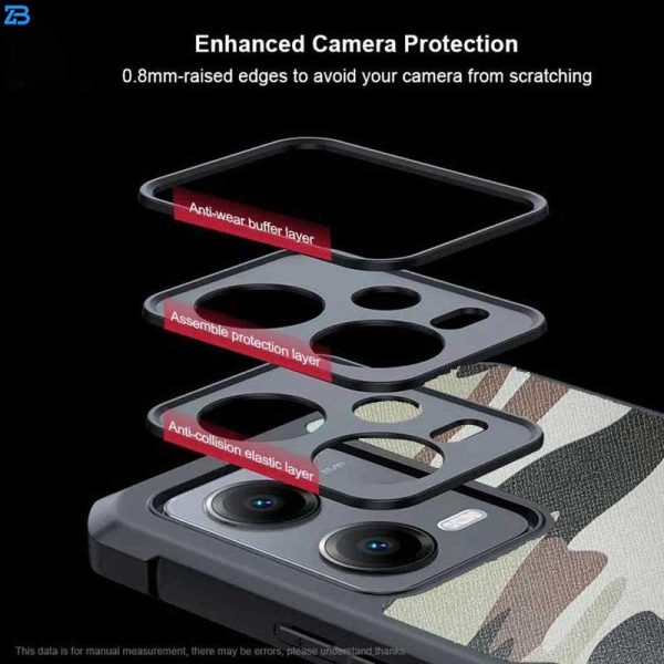 کاور اپیکوی مدل Xundd Camouflage مناسب برای گوشی موبایل شیائومی Poco X5 / Redmi Note 12 5G