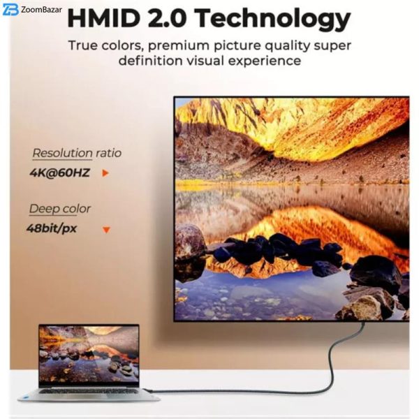 کابل HDMI جوی روم مدل SY-20H1 طول 2 متر