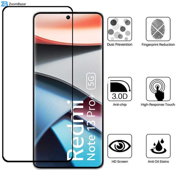 محافظ صفحه نمایش بوف مدل FullGlue-Max-G مناسب برای گوشی موبایل شیائومی Redmi Note 13 Pro Plus