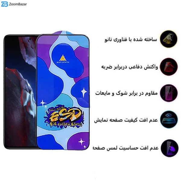 محافظ صفحه نمایش اپیکوی مدل Star ESD مناسب برای گوشی موبایل شیائومی Poco F5 Pro/Poco F5/Poco F4 GT/Poco F3 GT/Poco F4/Poco F3