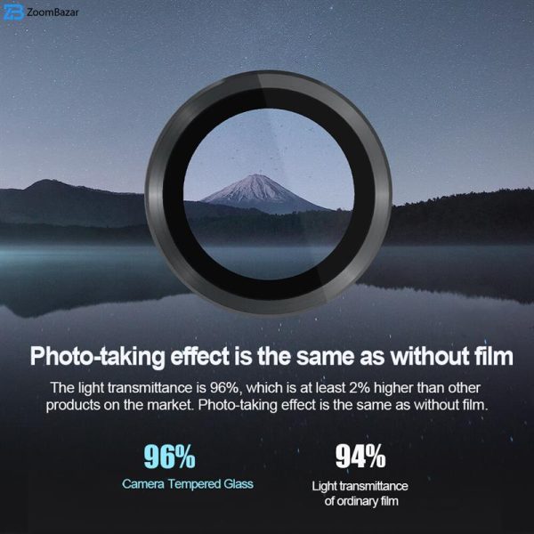 محافظ لنز دوربین بوف مدل HD-ColorLenz-G مناسب برای گوشی موبایل سامسونگ Galaxy S24 Ultra