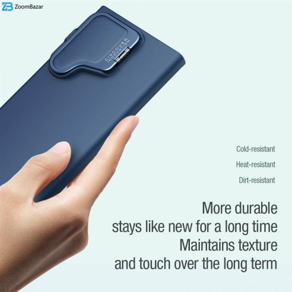 کاور نیلکین مدل CamShield Silky Prop silicon مناسب برای گوشی موبایل سامسونگ Galaxy S24 Ultra