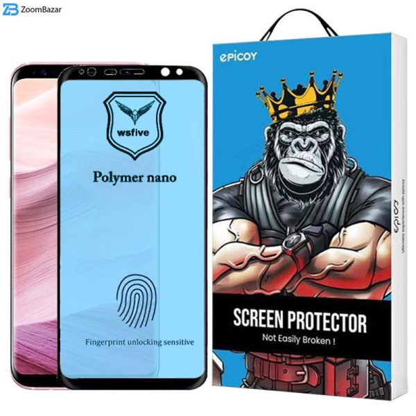 محافظ صفحه نمایش اپیکوی مدل Polymer Nano مناسب برای گوشی موبایل سامسونگ Galaxy S9 Plus/ S8 Plus