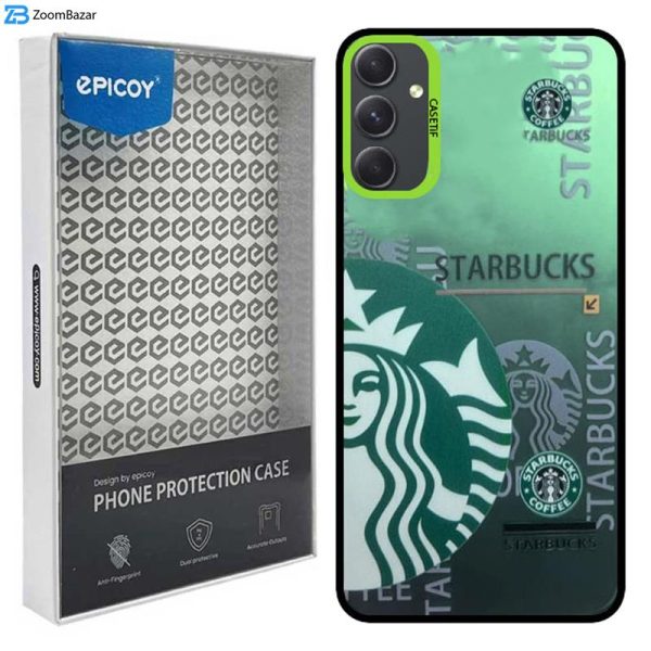 کاور اپیکوی طرح Star Bucks مناسب برای گوشی موبایل سامسونگ Galaxy A24 4G