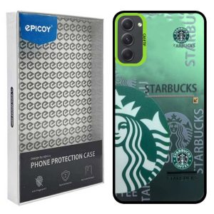 کاور طرح StarBucks مناسب برای گوشی موبایل سامسونگ Galaxy S21 FE