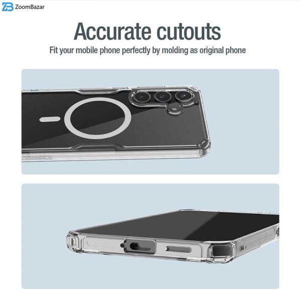 کاور نیلکین مدل Nature TPU Pro Magnetic مناسب برای گوشی موبایل سامسونگ Galaxy S24
