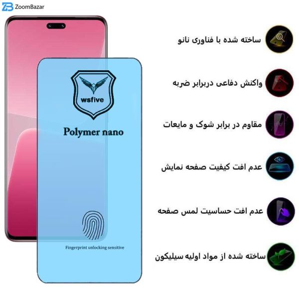 محافظ صفحه نمایش اپیکوی مدل Polymer Nano مناسب برای گوشی موبایل شیائومی Xiaomi 13 Lite/ Civi 3/ Civi 2