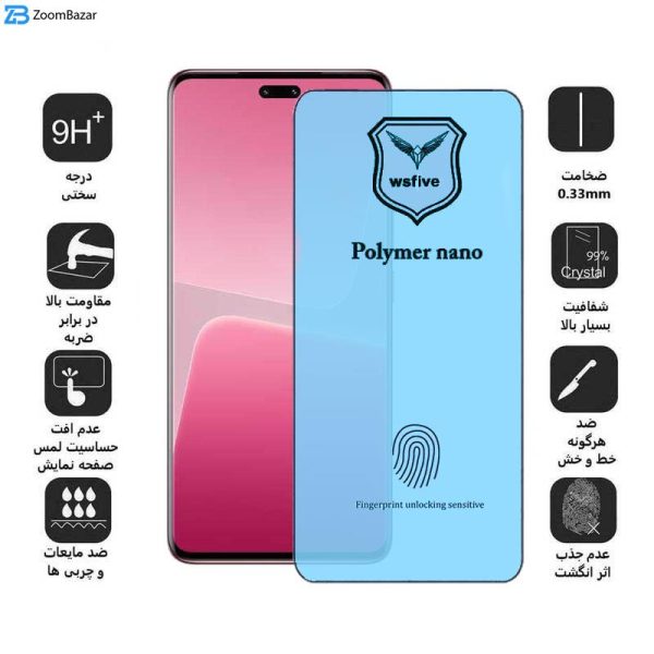 محافظ صفحه نمایش اپیکوی مدل Polymer Nano مناسب برای گوشی موبایل شیائومی Xiaomi 13 Lite/ Civi 3/ Civi 2