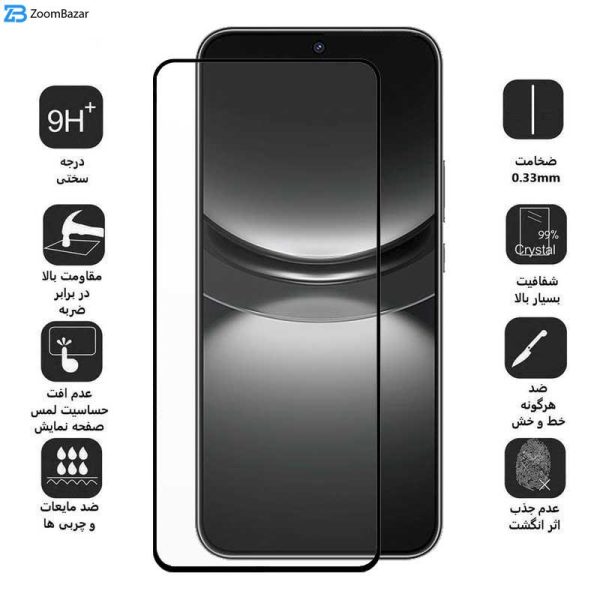 محافظ صفحه نمایش سرامیکی بوف مدل Ceramic مناسب برای گوشی موبایل هوآوی Nova 12 / Nova 12 Lite / Nova 11 SE / Nova 10 SE