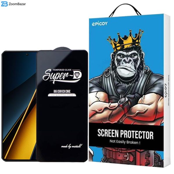 محافظ صفحه نمایش اپیکوی مدل Super 5D مناسب برای گوشی موبایل شیائومی Poco X6 Pro/ Poco X6/ Poco M6 Pro 4g