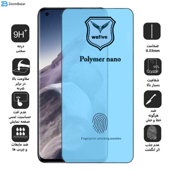 محافظ صفحه نمایش اپیکوی مدل Polymer Nano مناسب برای گوشی موبایل شیائومی Mi 11 Ultra/ Mi 11 Pro/ Mi 11