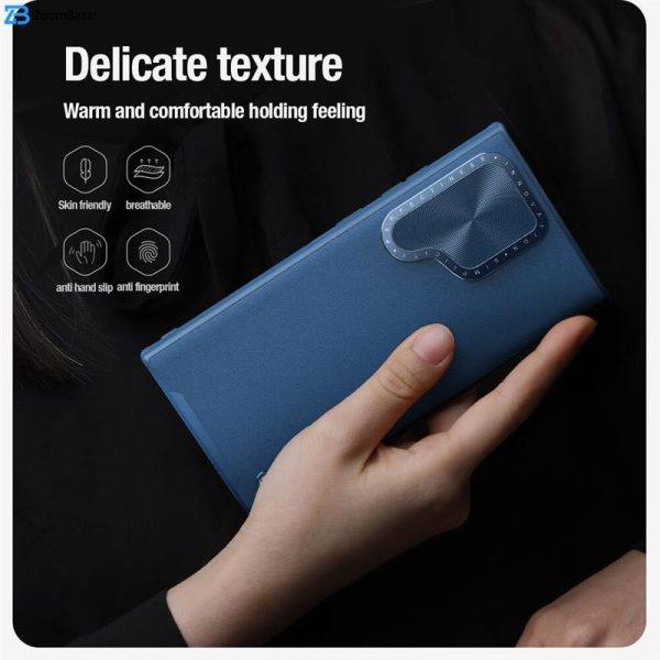 کاور نیلکین مدل Camshield Prop Leather مناسب برای گوشی موبایل سامسونگ Galaxy S24 Ultra