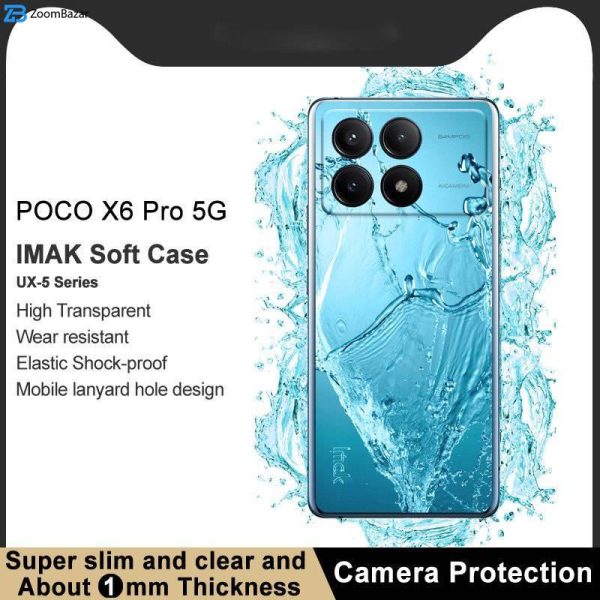 کاور اپیکوی مدل Transparent Clear مناسب برای گوشی موبایل شیائومی Poco X6 Pro 5G / Redmi K70E