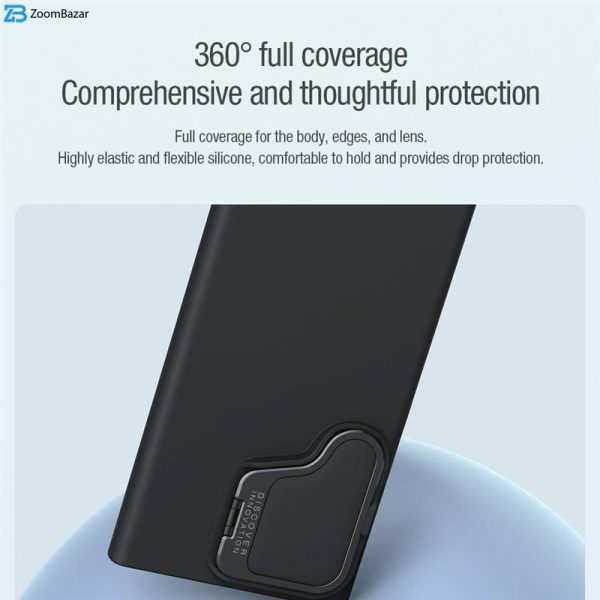 کاور نیلکین مدل CamShield Silky Prop Magnetic MagSafe Silicon مناسب برای گوشی موبایل سامسونگ Galaxy S24 Ultra