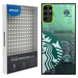کاور طرح StarBucks مناسب برای گوشی موبایل سامسونگ Galaxy S23 Ultra