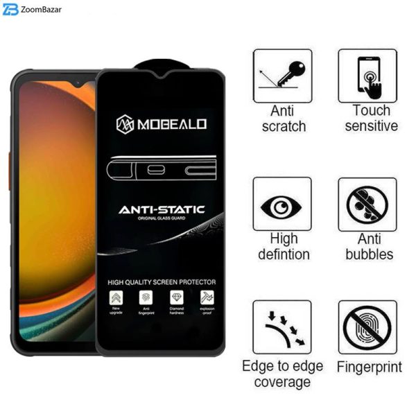 محافظ صفحه نمایش اپیکوی مدل Mobealo-AntiStatic مناسب برای گوشی موبایل سامسونگ Galaxy A14 4G/5G /Xcover7