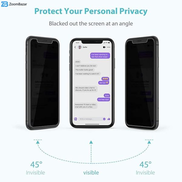 محافظ صفحه نمایش اپیکوی مدل Privacy مناسب برای گوشی موبایل سامسونگ Galaxy A70/A05/A05s