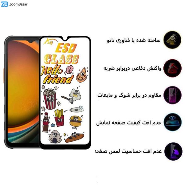 محافظ صفحه نمایش اپیکوی مدل ESD 2024 مناسب برای گوشی موبایل سامسونگ Galaxy A14 4G/5G /Xcover7