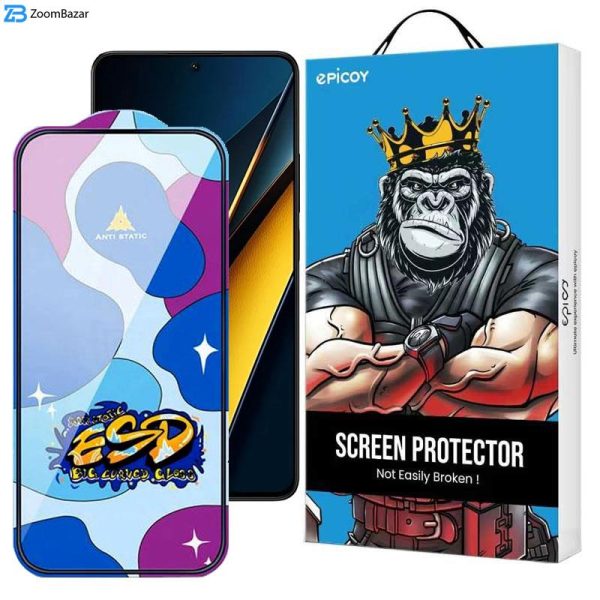 محافظ صفحه نمایش اپیکوی مدل Star ESD مناسب برای گوشی موبایل شیائومی Poco X6 Pro/ X6/ M6 Pro 4G