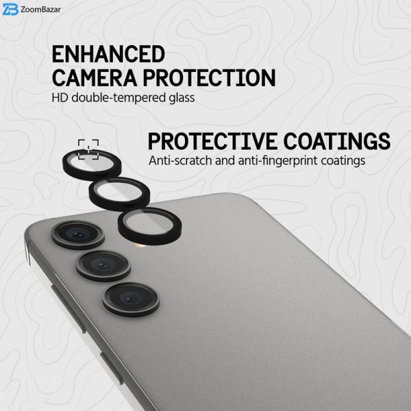 محافظ لنز دوربین اپیکوی مدل HD-ColorLens مناسب برای گوشی موبایل سامسونگ Galaxy S24 / S23 / S23 Plus