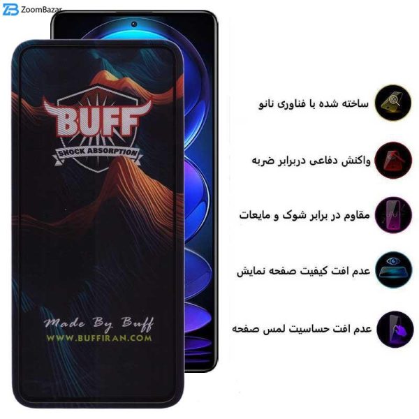 محافظ صفحه نمایش بوف 5D مدل Mountain مناسب برای گوشی موبایل شیائومی Redmi Note 12 Pro Plus/Note 12 Pro 4G/5G/Note 12 4G/5G/Note 12 China