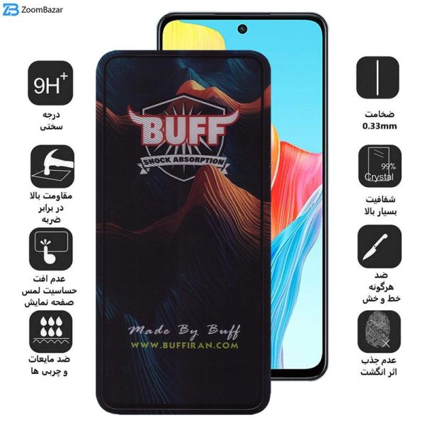 محافظ صفحه نمایش 5D بوف مدل Mountain مناسب برای گوشی موبایل اوپو A98 / A79 / A58 4G / F23 / A2 / A1 / K11x