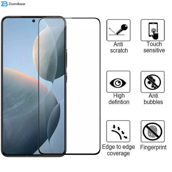 محافظ صفحه نمایش بوف مدل 5D مناسب برای گوشی موبایل شیائومی Redmi K70 / K70 Pro / K70E