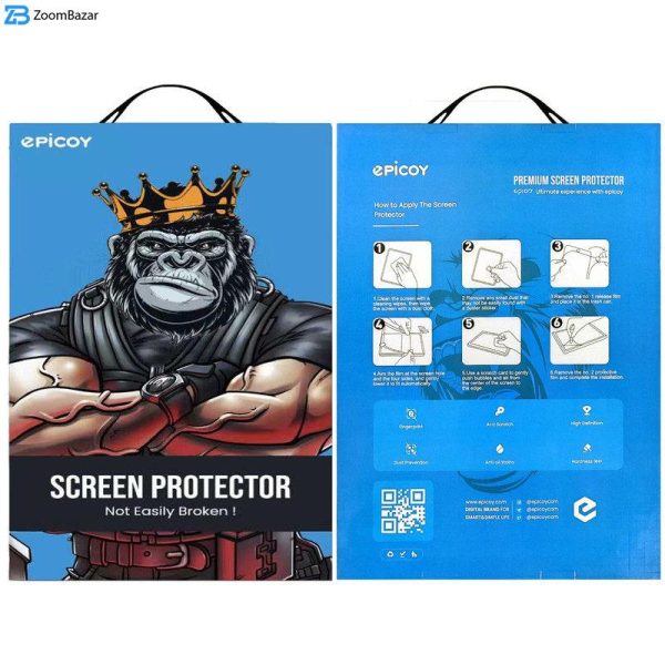 محافظ صفحه نمایش 5D اپیکوی مدل Super Power مناسب برای تبلت سامسونگ Galaxy Tab X610/ X616B/ X810/ X816B/ X800/ X806/ T976B/ T975/ T730/ T736B