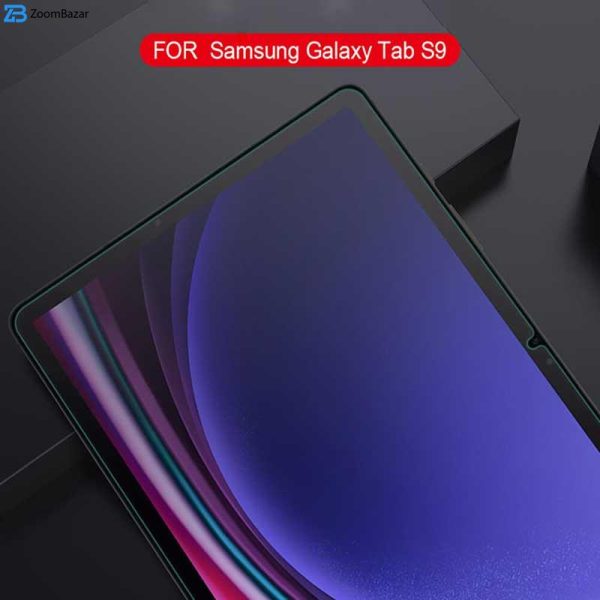 محافظ صفحه نمایش بوف مدل 5D مناسب برای تبلت سامسونگ Galaxy Tab S9 Plus / S9 FE Plus / S8 Plus / S7 Plus / S7 FE