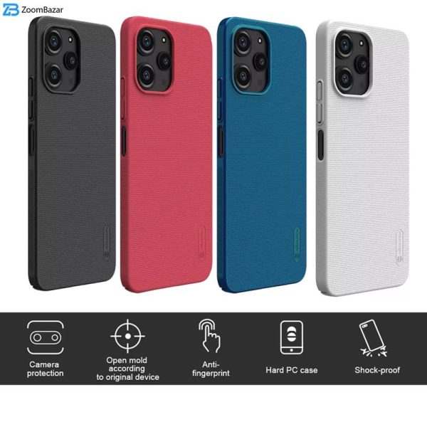 کاور نیلکین مدل Super Frosted Shield مناسب برای گوشی موبایل شیائومی Poco M6 Pro 5G/ Redmi 12 4G/5G / Redmi Note 12R 5G