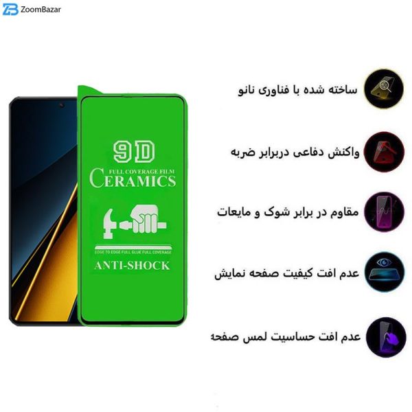 محافظ صفحه نمایش سرامیکی اپیکوی مدل Unbreakable مناسب برای گوشی موبایل شیائومی Poco X6 Pro/ Poco X6/ Poco M6 Pro 4G