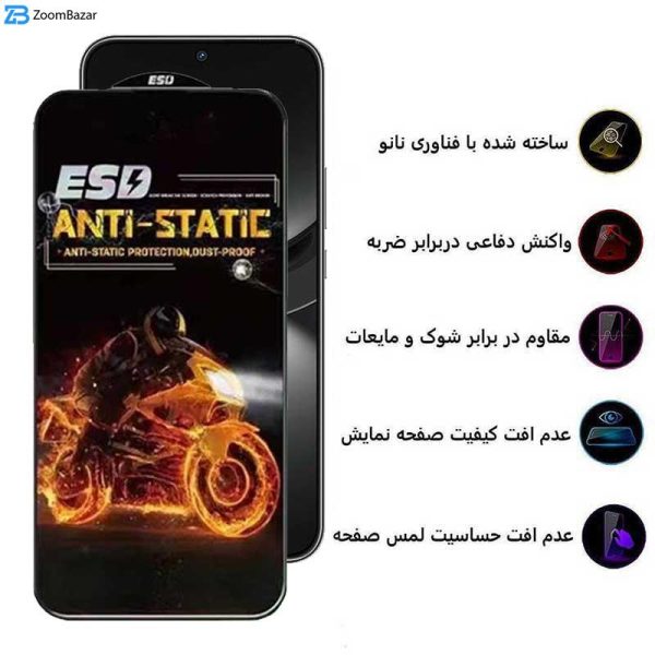 محافظ صفحه نمایش اپیکوی مدل Fiery ESD مناسب برای گوشی موبایل هوآوی Nova 12 / Nova 12 Lite / Nova 11 SE / Nova 10 SE