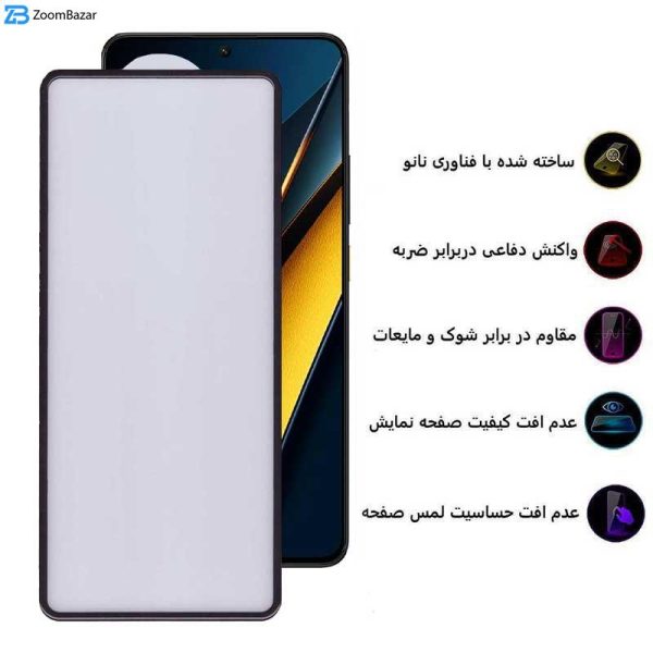 محافظ صفحه نمایش بوف مدل New AirBag مناسب برای گوشی موبایل شیائومی Poco X6 Pro 5G / Poco X6 5G / Poco M6 Pro 4G