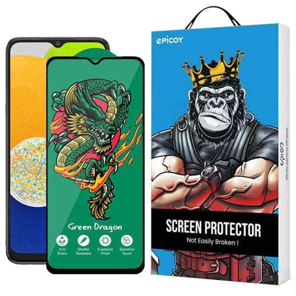 محافظ صفحه نمایش اپیکوی مدل Green Dragon ExplosionProof مناسب برای گوشی موبایل سامسونگ Galaxy A03 4G/A03s 4G/A03 Core 4G/A02 4G/A02s 4G