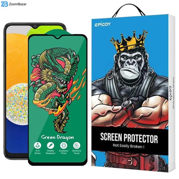 محافظ صفحه نمایش اپیکوی مدل Green Dragon ExplosionProof مناسب برای گوشی موبایل سامسونگ Galaxy A03 4G/A03s 4G/A03 Core 4G/A02 4G/A02s 4G