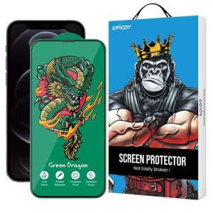 محافظ صفحه نمایش اپیکوی مدل Green Dragon ExplosionProof مناسب برای گوشی موبایل اپل iPhone 12/ 12 Pro