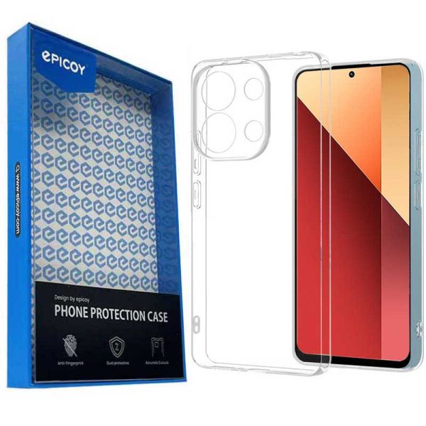 کاور اپیکوی مدل Transparent Clear مناسب برای گوشی موبایل شیائومی Redmi Note 13 Pro 4G