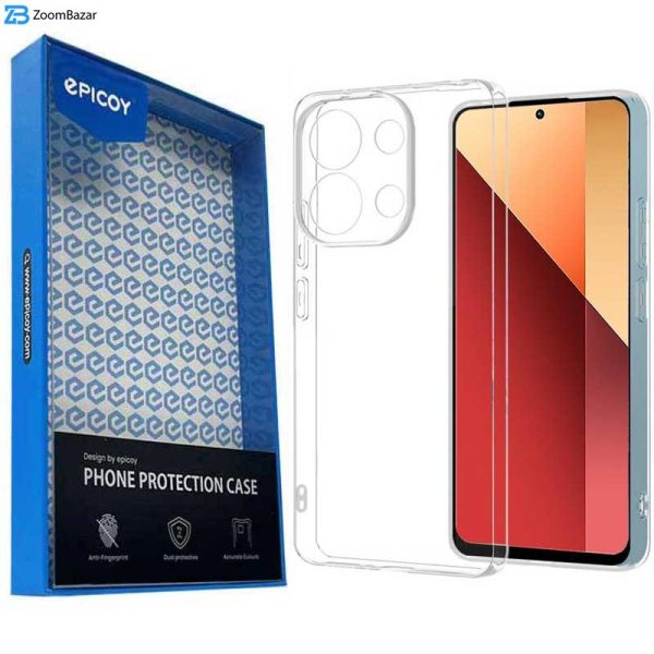 کاور اپیکوی مدل Transparent Clear مناسب برای گوشی موبایل شیائومی Redmi Note 13 Pro 4G