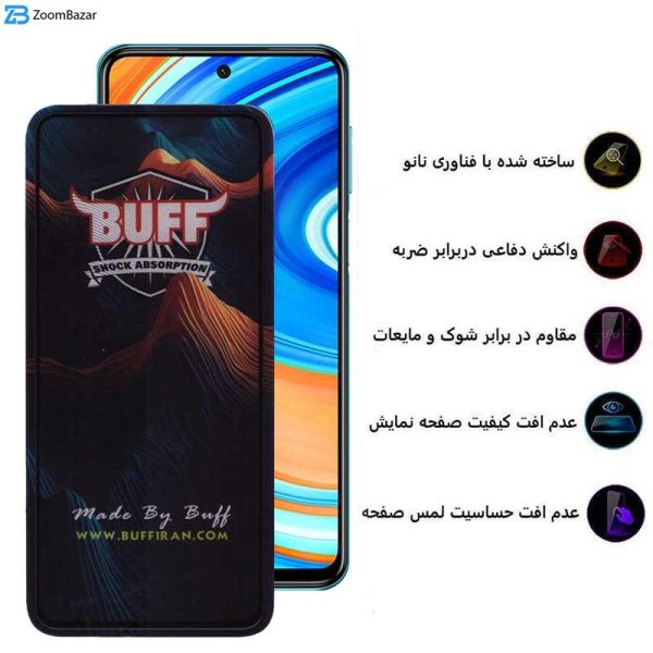 محافظ صفحه نمایش 5D بوف مدل Mountain مناسب برای گوشی موبایل شیائومی Redmi Note 9 Pro Max / Note 9 Pro 5G / 4G India / 4G Global / Redmi Note 9S