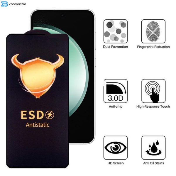 محافظ صفحه نمایش اپیکوی مدل Golden ESD مناسب برای گوشی موبایل سامسونگ Galaxy S23 FE/ A54