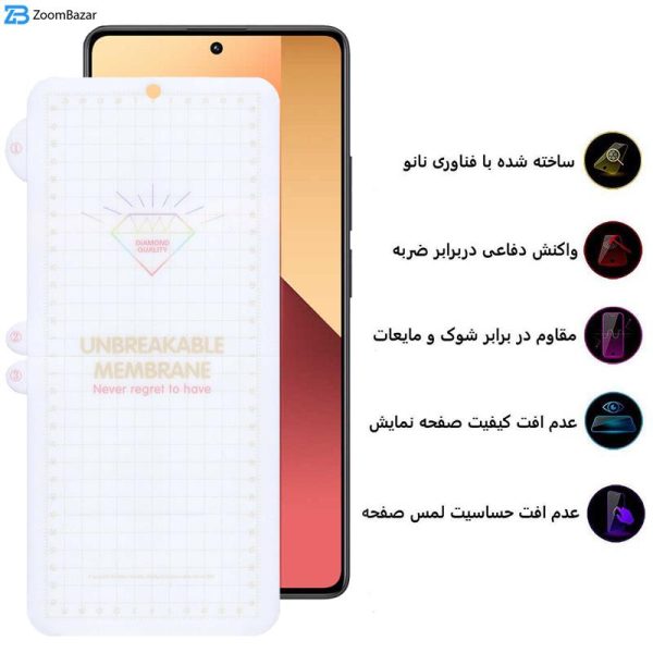 محافظ صفحه نمایش بوف مدل Hydrogel مناسب برای گوشی موبایل شیائومی Redmi Note 13 Pro 4G/5G / Note 13 4G/5G / Note 13R Pro