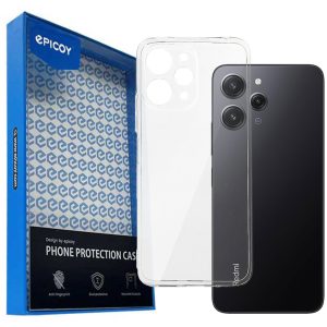 کاور اپیکوی مدل Transparent Clear مناسب برای گوشی موبایل شیائومی Redmi 12 4G/5G / Poco M6 Pro 5G/ Redmi Note 12R 5G