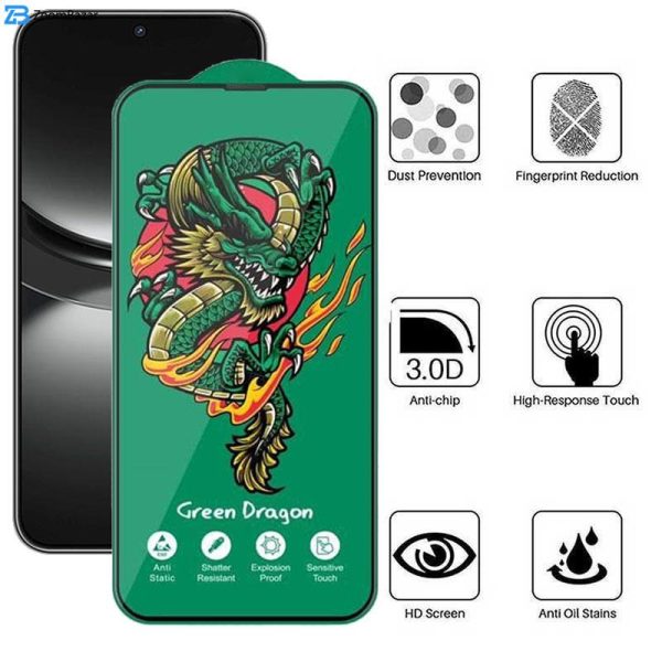 محافظ صفحه نمایش اپیکوی مدل Green Dragon ExplosionProof مناسب برای گوشی موبایل هوآوی Nova 12/ Nova 12 Lite/ Nova 11 SE/10 SE/ 9SE 5G/ 9SE/