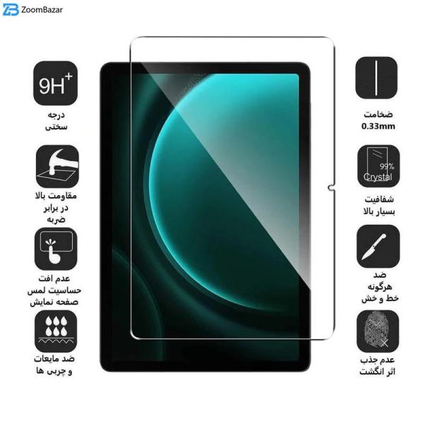 محافظ صفحه نمایش 5D اپیکوی مدل Super Power مناسب برای تبلت سامسونگ Galaxy Tab X510/X516B/X710/X716B/X700/X706/T870/T875/T876B