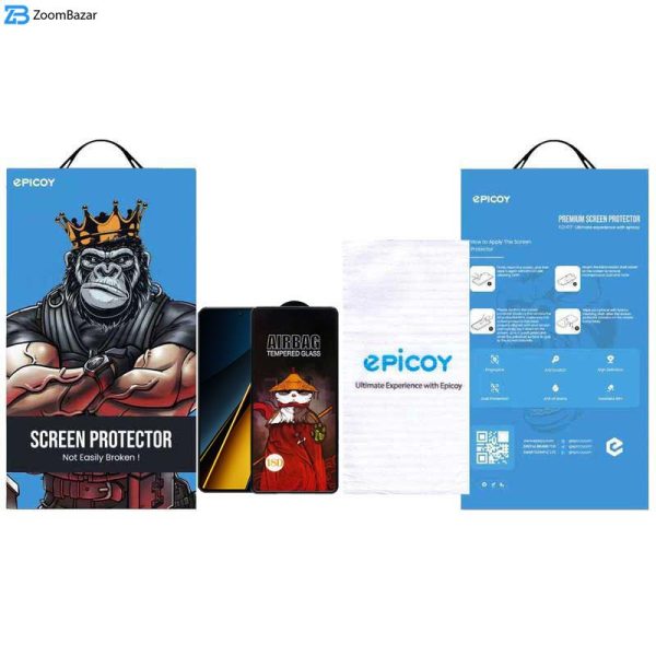 محافظ صفحه نمایش اپیکوی مدل AirBag مناسب برای گوشی موبایل شیائومی Poco X6 Pro/ Poco X6/ Poco M6 Pro 4g