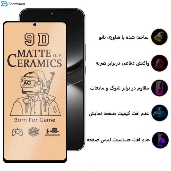 محافظ صفحه نمایش سرامیکی مات اپیکوی مدل BodyGuard مناسب برای گوشی موبایل هوآوی Nova 12 / Nova 12 Lite / Nova 11 SE / Nova 10 SE